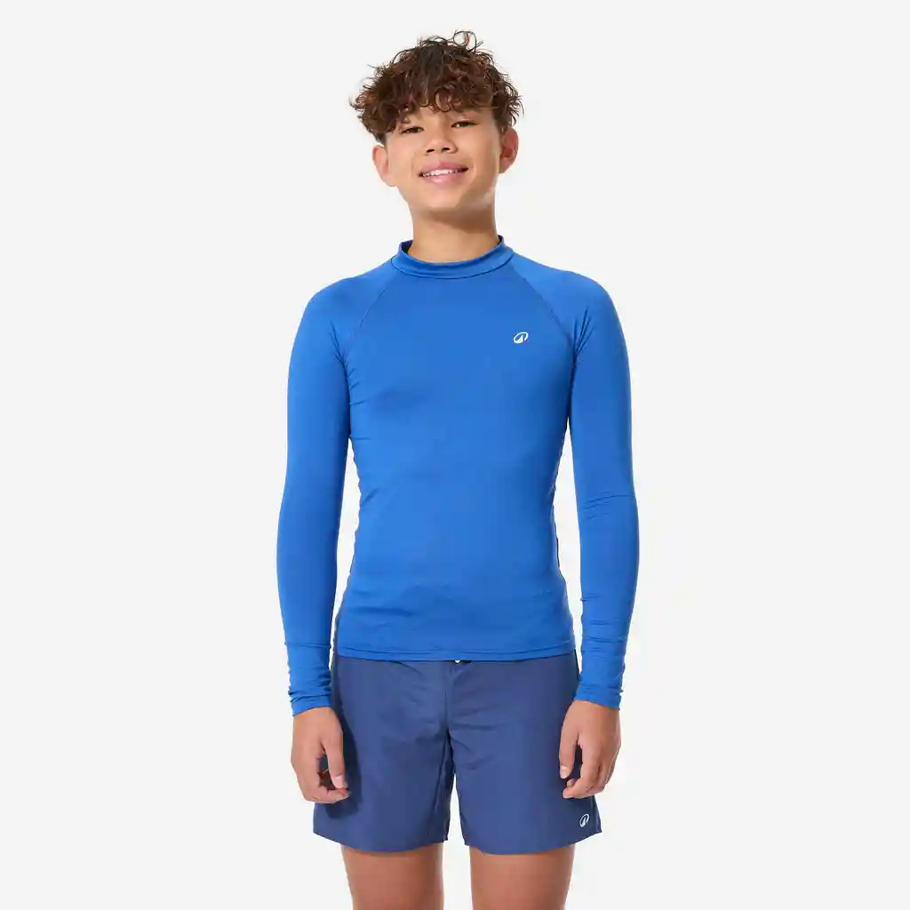 Camiseta de Surf Anti-uv Para Niños 100 - Azul