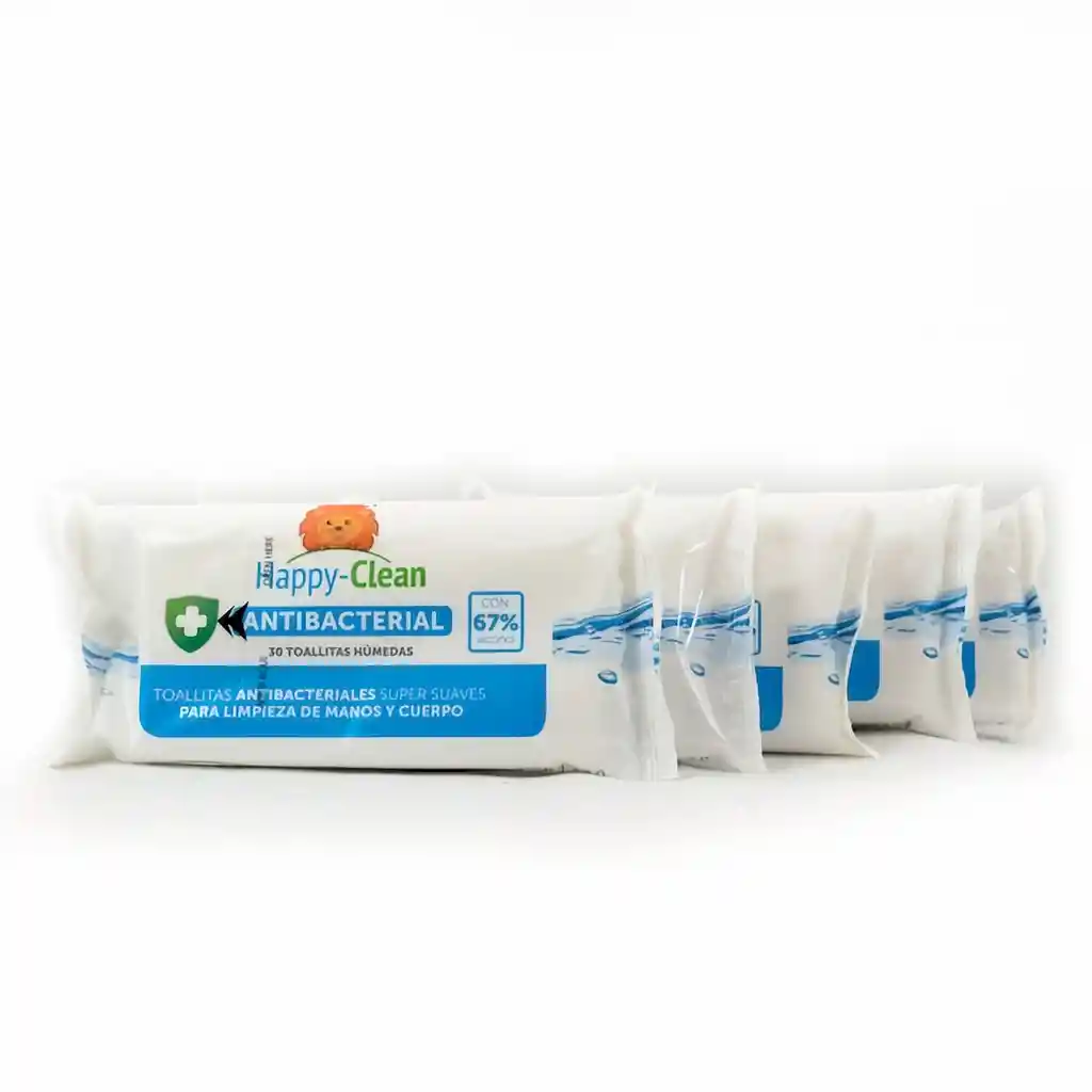 Clean Happytoallita Humeda Antibacterial