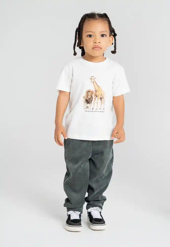 Camiseta Manga Corta 12/18mese-ivory
