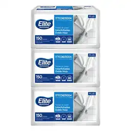 Elite Toalla de Papel Interfoliada Blanca Doble Hoja