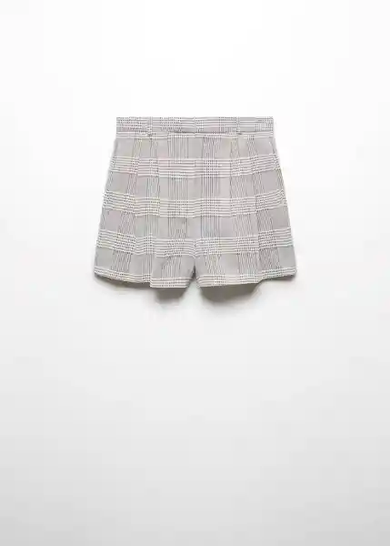 Short Elevivo Gris Talla 44 Mujer Mango