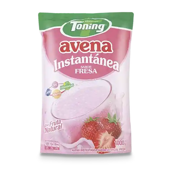 Toning Avena Instantánea Fresa