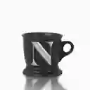 Ambiente Gourmet Jarra Mug Negro Con Letra Impresa
