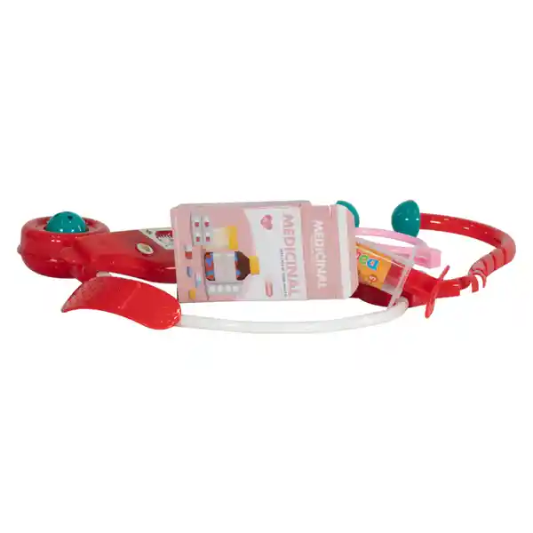 Doctor Set Juguete Rojo y Rosa