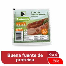 Colanta Chorizo Santarrosano Premium X 250 g