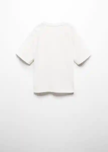 Camiseta Adventur Off-White Talla 10 Niño Mango