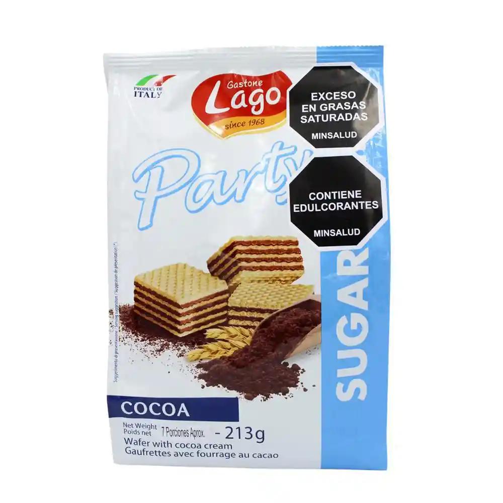 Galleta Wafer Crema Cocoa Gastone Lago Elledi