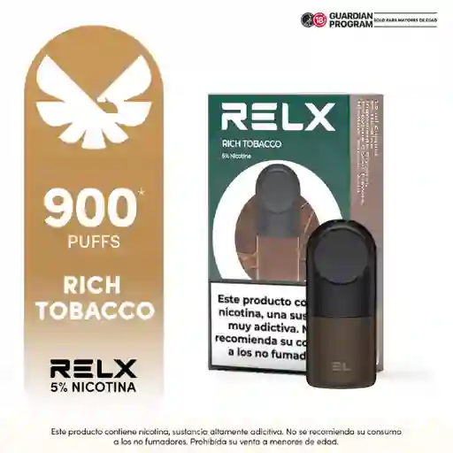 RELX Pod 1-Rich Tobacco-5%