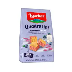 Galleta Quadratini Blueberry Yogurt Loacker