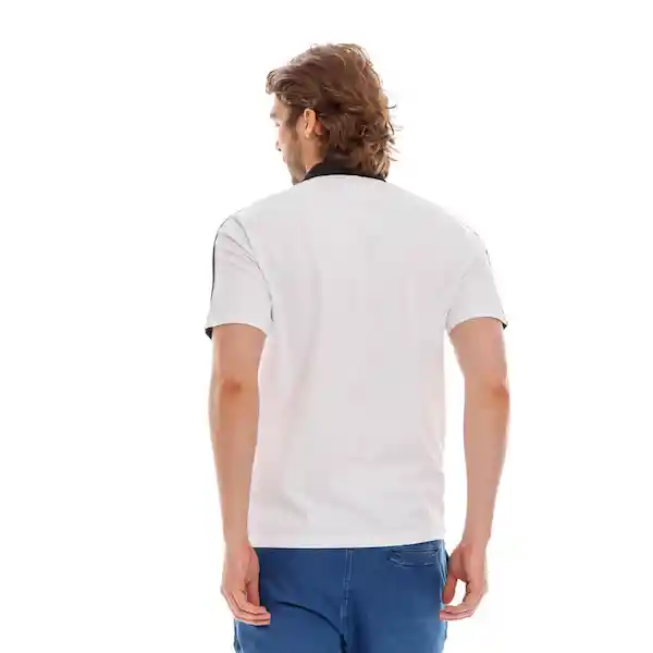 Marithé Francois Girbaud Polo Para Hombre Blanco Talla L