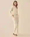 Pantalón Crudo Novia Claro Talla 8 433G021 Esprit