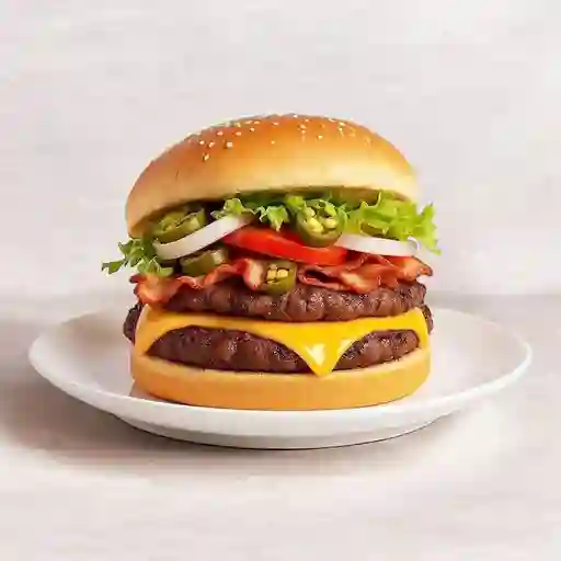 Hamburguesa Jalapeña