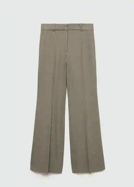 Pantalón Liam Khaki Talla 42 Mujer Mango