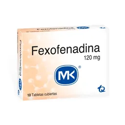 MK Fexofenadina Tabletas Recubiertas(120 mg)  