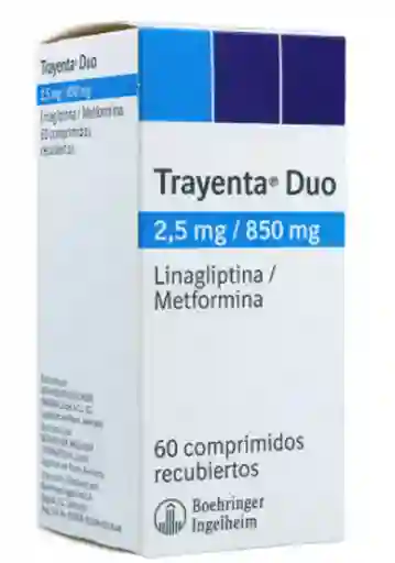 Cruz Verde Trayenta Duo (2.5+1000)mg Tab Rec Fco X 60