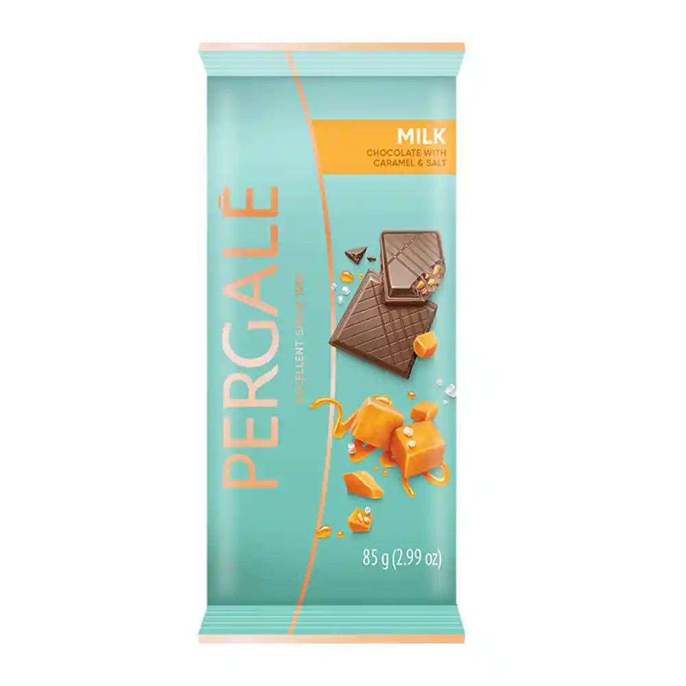 Tableta Chocol. Pergale Caramelo Salado