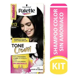 Palette Tone Cream Shampoo Negro 113