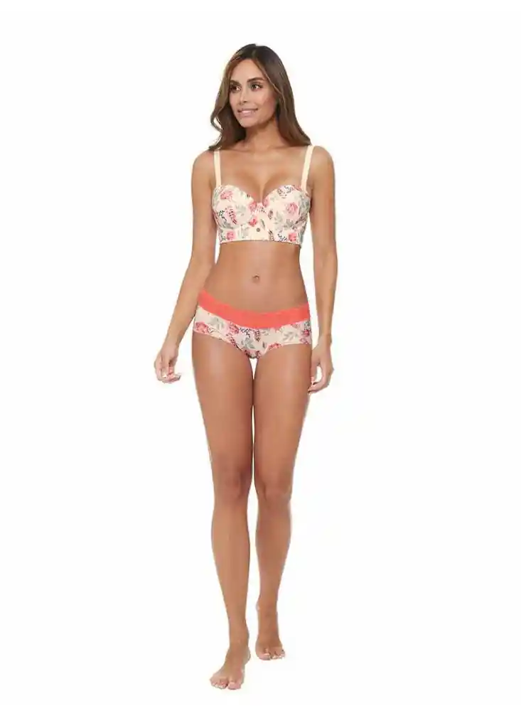 Brasier Strapless Con Aplique de Silic 36-estampado