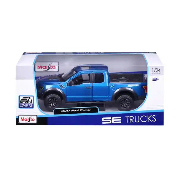 Maisto Carro 1/24 2017 Ford Raptor Blanco