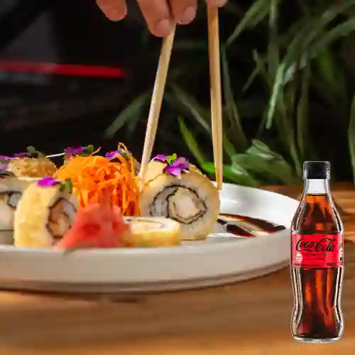 Combo Woo Panko Roll + Coca Cola Sin Azúcar 300ML