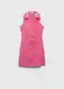 Vestido Cosy Rosa Talla S Mujer Mango