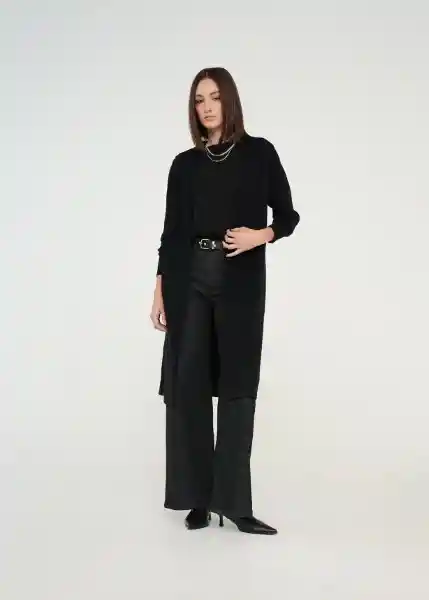 Tejido Mujer Negro Puro Ultraoscuro Talla M 489g022 Naf Naf