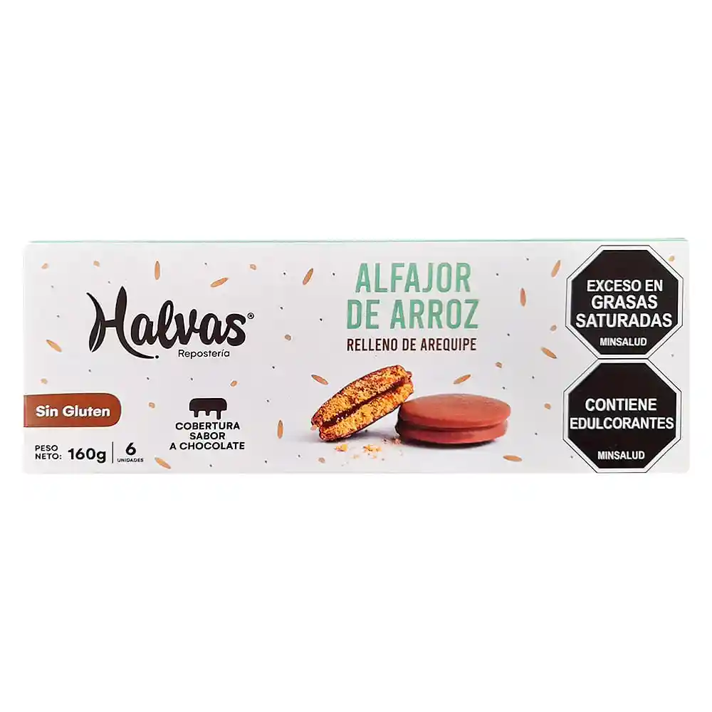 Alfajor de Arroz Halvas Chocolate