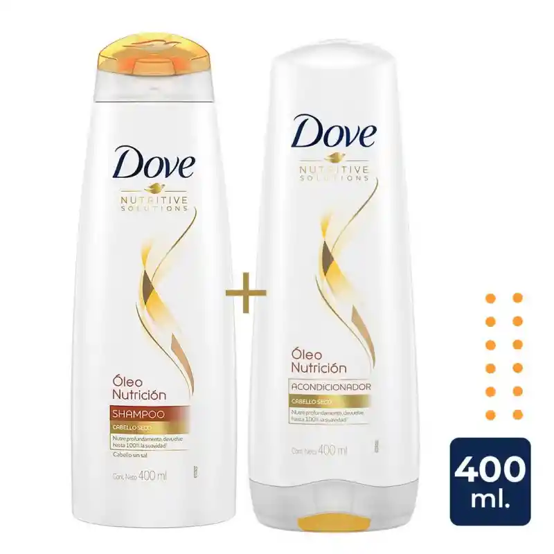 Dove Pack de Shampoo y Acondicionador Óleo Nutrición
