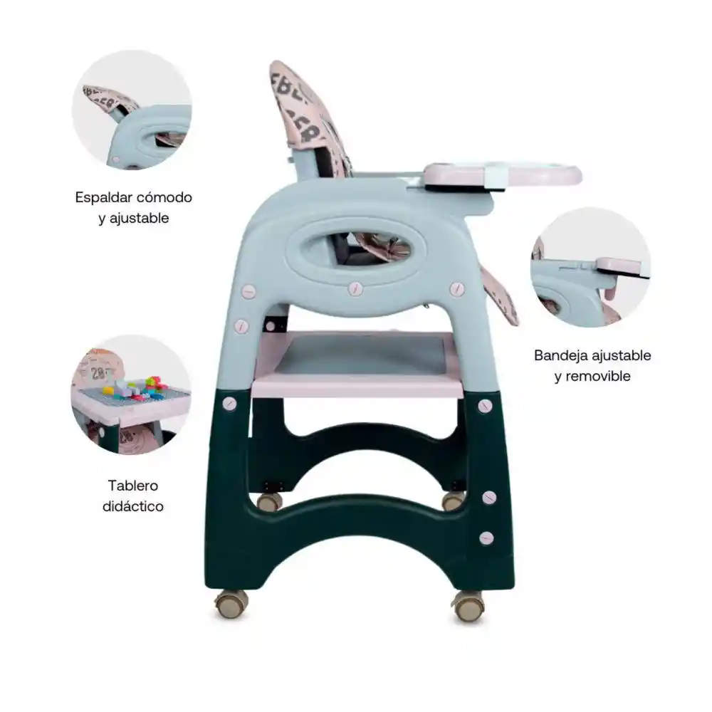 Silla Comedor Escritorio Duo Desk Niña Bebesit Yy71p