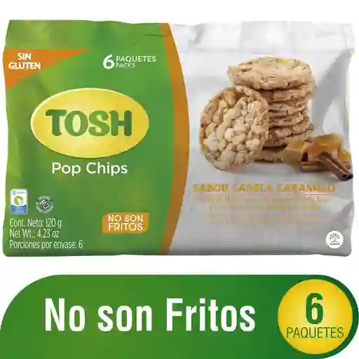 Tosh Chips de Maíz y Arroz Sabor a Caramelo
