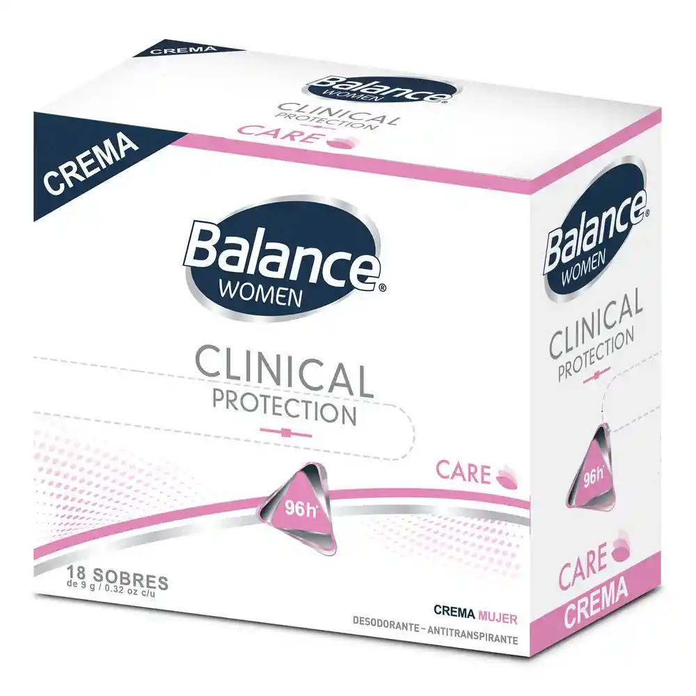 Desodorante Crem Cli Mujer Sachets Balance