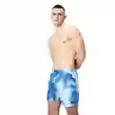 Pantaloneta Digital Printed Leisure 16 Pulgadas Hombre Azul-l