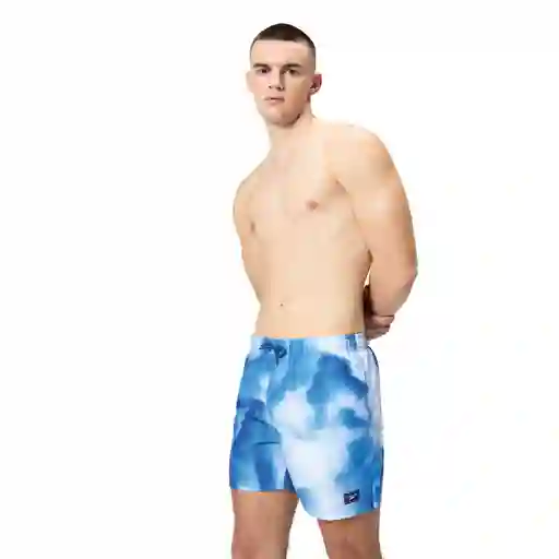 Pantaloneta Digital Printed Leisure 16 Pulgadas Hombre Azul-l
