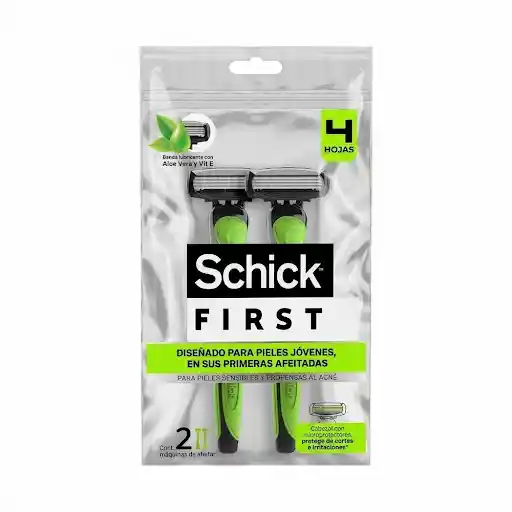 Maquina de Afeitar Schick First Ziploc Bolsa