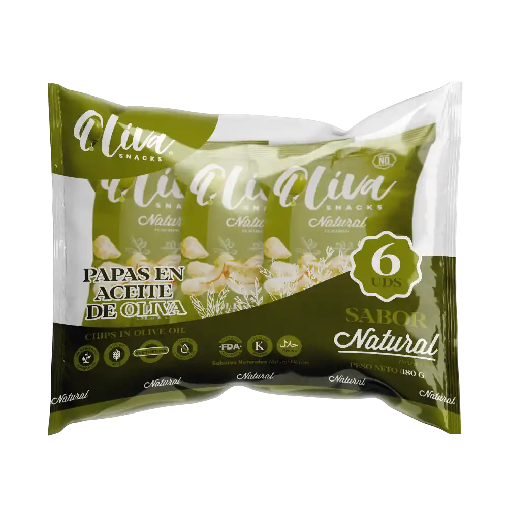 Oliva Snack Hechas con Aceite de Oliva y Sal Marina
