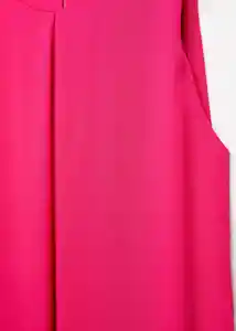 Vestido Linda2-a Fucsia Talla L Mujer Mango