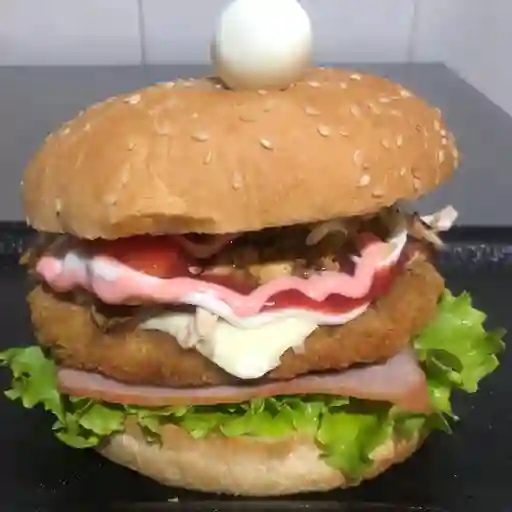 Hamburguesa Pollo Corriente