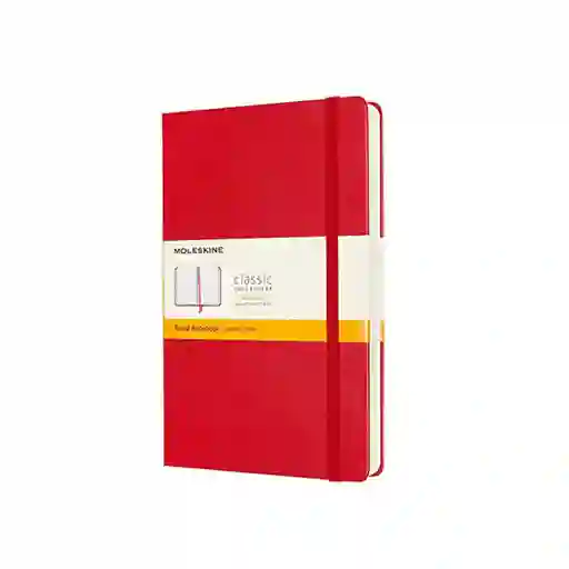 Moleskine Cuaderno Expanded Rayas Rojo Grande