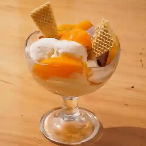 Durazno con Helado