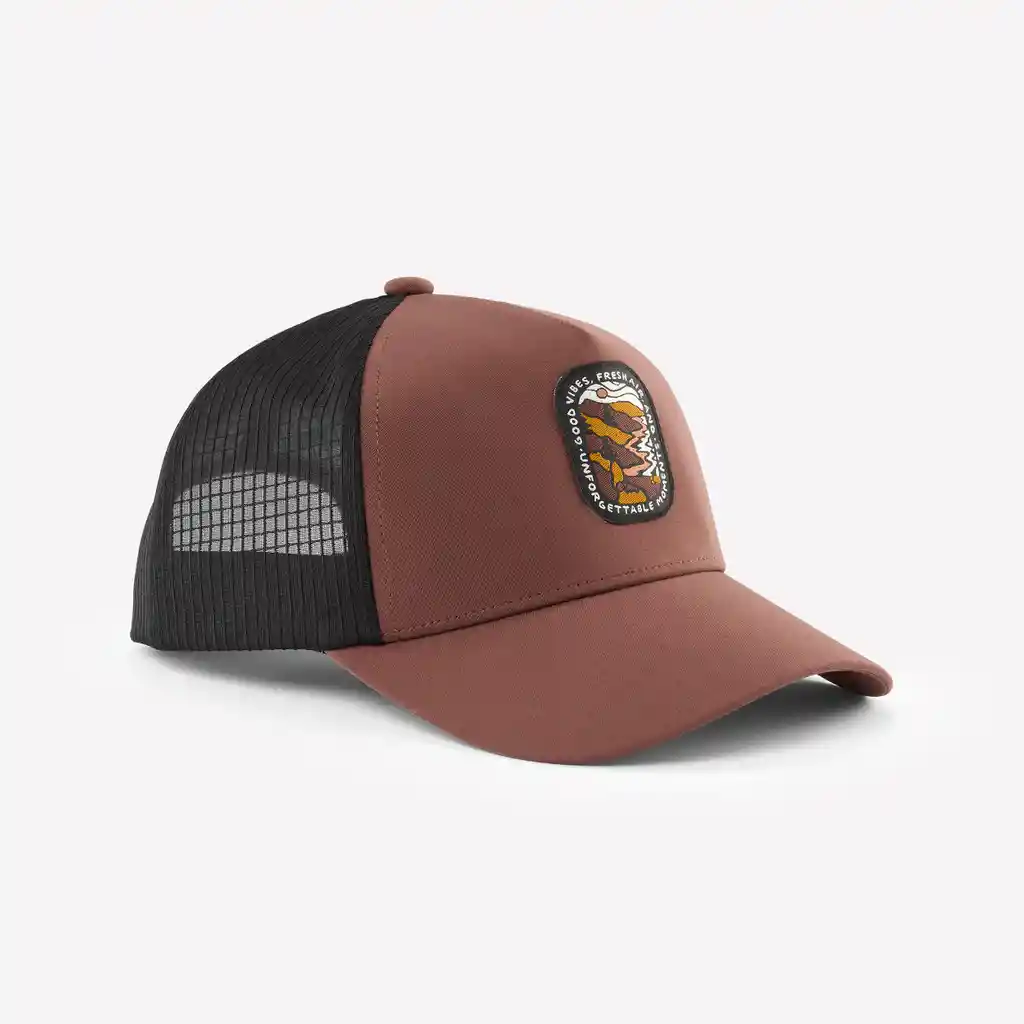 Gorra de Senderismo Trucker 500 Café