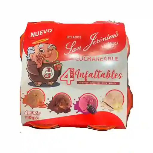 San Jerónimo Helado Cuchareable Sabores Surtidos