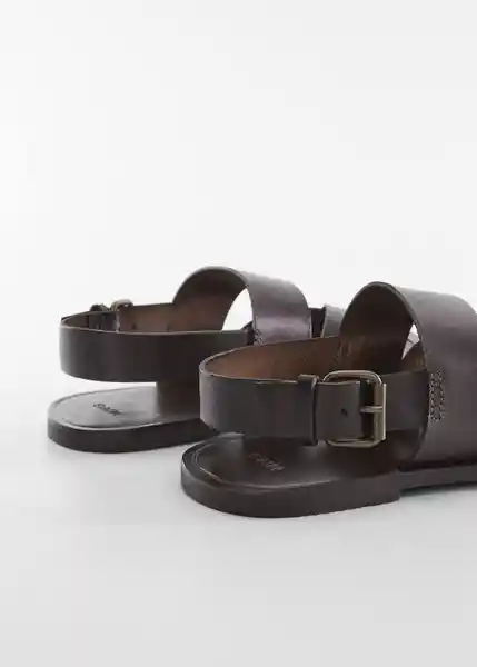 Sandalias Romana Chocolate Talla 40 Hombre Mango