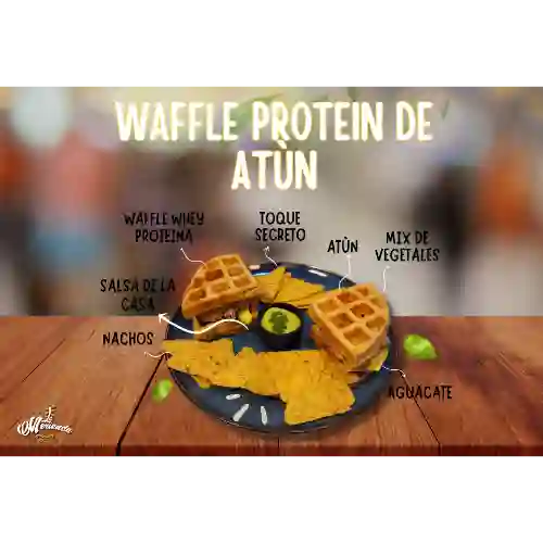 Waffle de Proteina de Atún