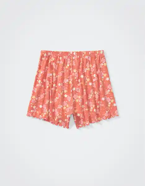 Short de Pijama Aerie Naranja Talla X-Small American Eagle