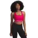 Under Armour Brásier Top Ssback Mid Mujer Rosado Talla SM