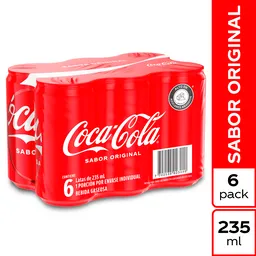 12 x Gaseosa Coca-Cola Sabor Original 235ml