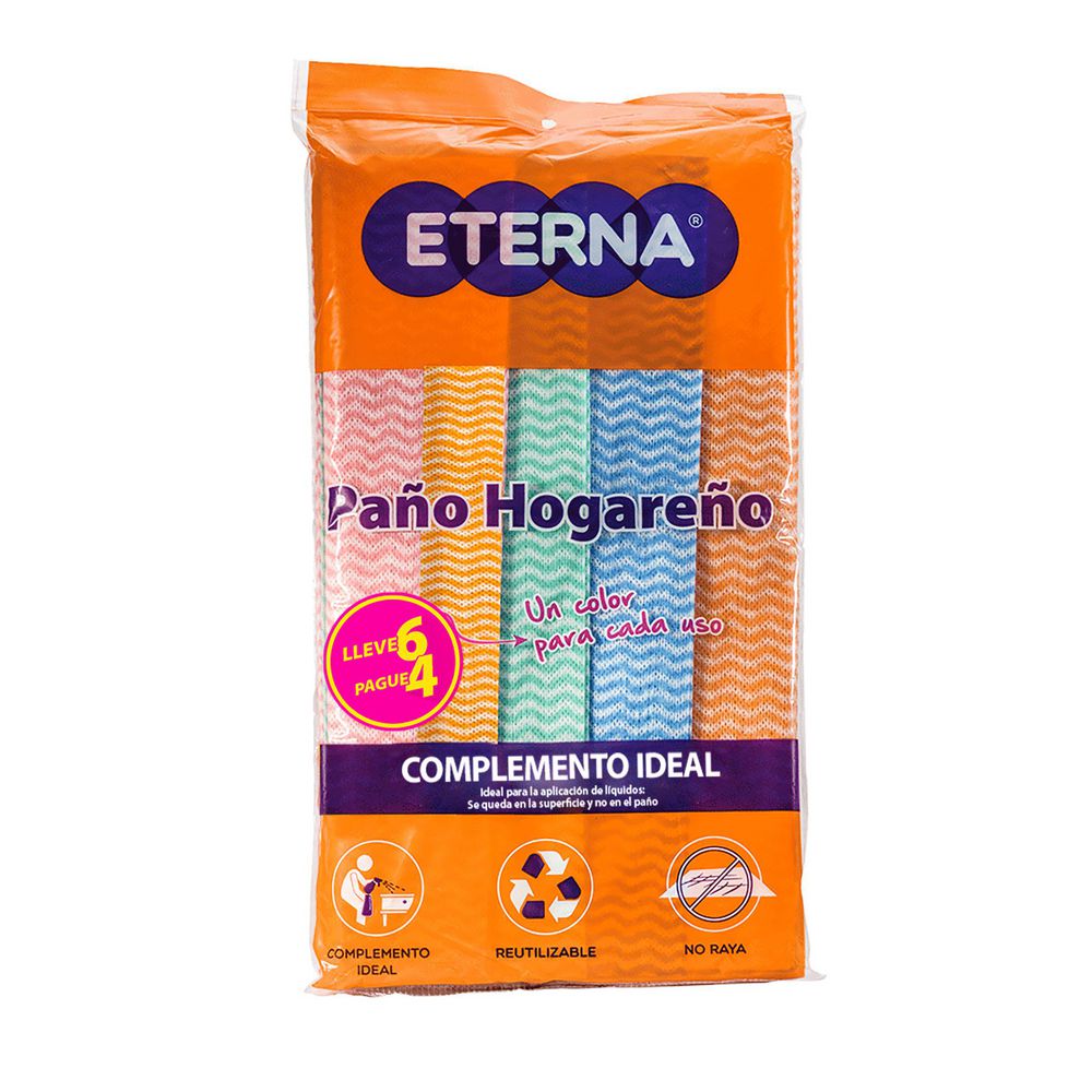 Paño Hogar Eterna 4 Und