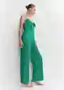 Enterizo Mono Simona Verde Talla 24 Mujer Mango