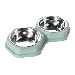 Plato Acero Doble Verde