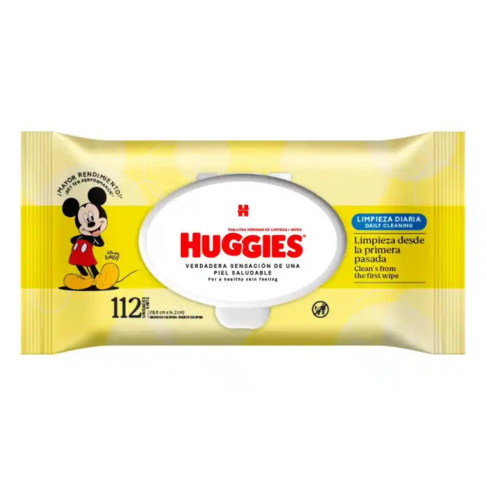 Huggies Toallita Húmeda Limpieza Diaria 112U